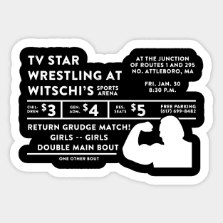 Jack Witschis Wrestling Tribute Sticker